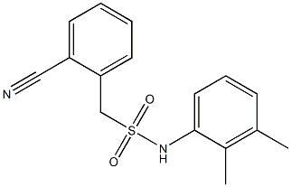 1-(2-cyanophenyl)-N-(2,3-dimethylphenyl)methanesulfonamide 结构式