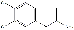 1-(3,4-dichlorophenyl)propan-2-amine 结构式