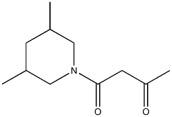 1-(3,5-dimethylpiperidin-1-yl)butane-1,3-dione 结构式