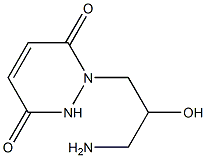 1-(3-amino-2-hydroxypropyl)-1,2-dihydropyridazine-3,6-dione 结构式