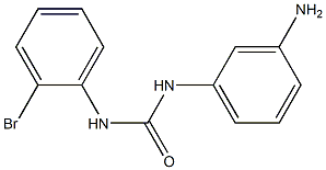 1-(3-aminophenyl)-3-(2-bromophenyl)urea 结构式