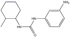 1-(3-aminophenyl)-3-(2-methylcyclohexyl)urea 结构式