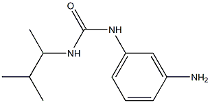 1-(3-aminophenyl)-3-(3-methylbutan-2-yl)urea 结构式