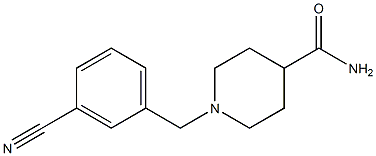 1-(3-cyanobenzyl)piperidine-4-carboxamide 结构式