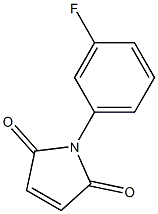 1-(3-fluorophenyl)-2,5-dihydro-1H-pyrrole-2,5-dione 结构式