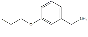 1-(3-isobutoxyphenyl)methanamine 结构式