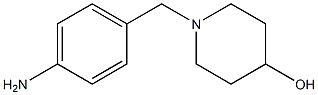 1-(4-aminobenzyl)piperidin-4-ol 结构式