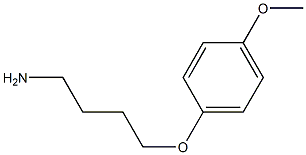 1-(4-aminobutoxy)-4-methoxybenzene 结构式