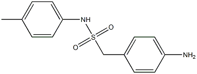 1-(4-aminophenyl)-N-(4-methylphenyl)methanesulfonamide 结构式