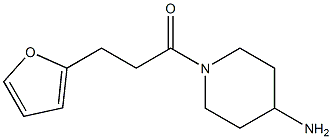 1-(4-aminopiperidin-1-yl)-3-(furan-2-yl)propan-1-one 结构式