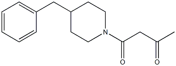 1-(4-benzylpiperidin-1-yl)butane-1,3-dione 结构式