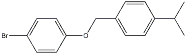 1-(4-bromophenoxymethyl)-4-(propan-2-yl)benzene 结构式