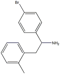 1-(4-bromophenyl)-2-(2-methylphenyl)ethanamine 结构式
