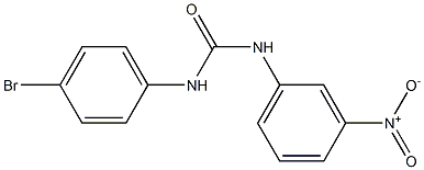 1-(4-bromophenyl)-3-(3-nitrophenyl)urea 结构式