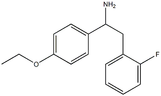 1-(4-ethoxyphenyl)-2-(2-fluorophenyl)ethan-1-amine 结构式