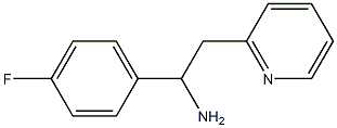 1-(4-fluorophenyl)-2-(pyridin-2-yl)ethan-1-amine 结构式