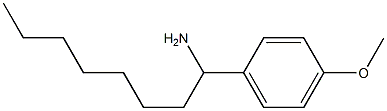 1-(4-methoxyphenyl)octan-1-amine 结构式