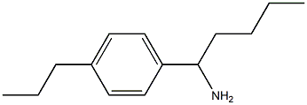 1-(4-propylphenyl)pentan-1-amine 结构式