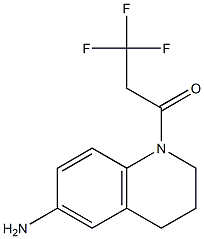 1-(6-amino-1,2,3,4-tetrahydroquinolin-1-yl)-3,3,3-trifluoropropan-1-one 结构式