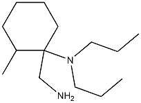 1-(aminomethyl)-2-methyl-N,N-dipropylcyclohexan-1-amine 结构式