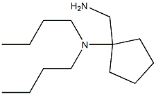 1-(aminomethyl)-N,N-dibutylcyclopentan-1-amine 结构式