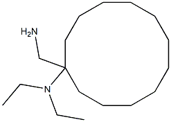 1-(aminomethyl)-N,N-diethylcyclododecan-1-amine 结构式