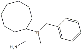1-(aminomethyl)-N-benzyl-N-methylcyclooctan-1-amine 结构式