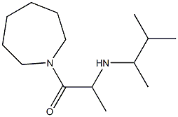 1-(azepan-1-yl)-2-[(3-methylbutan-2-yl)amino]propan-1-one 结构式