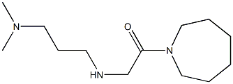 1-(azepan-1-yl)-2-{[3-(dimethylamino)propyl]amino}ethan-1-one 结构式