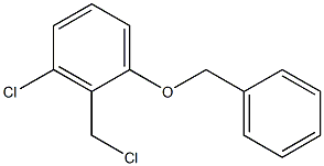 1-(benzyloxy)-3-chloro-2-(chloromethyl)benzene 结构式