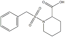 1-(benzylsulfonyl)piperidine-2-carboxylic acid 结构式