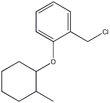 1-(chloromethyl)-2-[(2-methylcyclohexyl)oxy]benzene 结构式