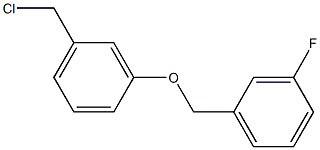 1-(chloromethyl)-3-[(3-fluorophenyl)methoxy]benzene 结构式