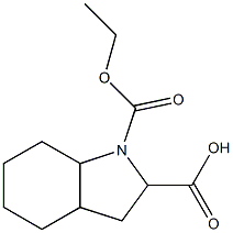 1-(ethoxycarbonyl)-octahydro-1H-indole-2-carboxylic acid 结构式