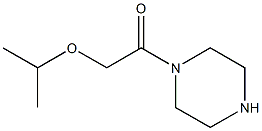 1-(isopropoxyacetyl)piperazine 结构式