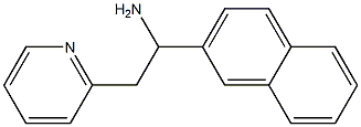 1-(naphthalen-2-yl)-2-(pyridin-2-yl)ethan-1-amine 结构式