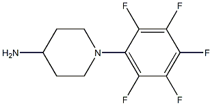 1-(pentafluorophenyl)piperidin-4-amine 结构式