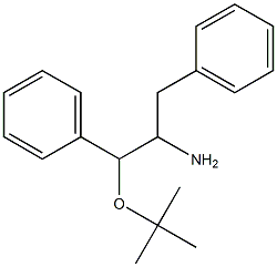 1-(tert-butoxy)-1,3-diphenylpropan-2-amine 结构式