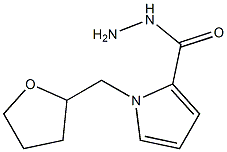 1-(tetrahydrofuran-2-ylmethyl)-1H-pyrrole-2-carbohydrazide 结构式