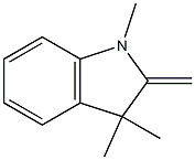 1,3,3-trimethyl-2-methylidene-2,3-dihydro-1H-indole 结构式