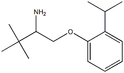 1-[(2-isopropylphenoxy)methyl]-2,2-dimethylpropylamine 结构式