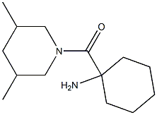 1-[(3,5-dimethylpiperidin-1-yl)carbonyl]cyclohexanamine 结构式