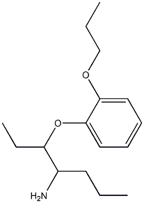1-[(4-aminoheptan-3-yl)oxy]-2-propoxybenzene 结构式