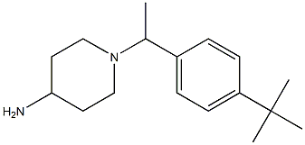 1-[1-(4-tert-butylphenyl)ethyl]piperidin-4-amine 结构式