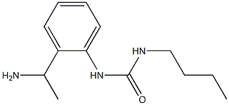 1-[2-(1-aminoethyl)phenyl]-3-butylurea 结构式