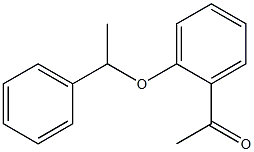 1-[2-(1-phenylethoxy)phenyl]ethan-1-one 结构式