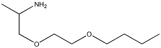 1-[2-(2-aminopropoxy)ethoxy]butane 结构式