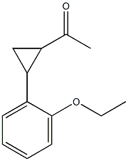 1-[2-(2-ethoxyphenyl)cyclopropyl]ethan-1-one 结构式