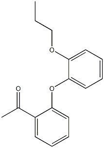 1-[2-(2-propoxyphenoxy)phenyl]ethan-1-one 结构式