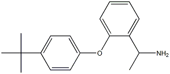 1-[2-(4-tert-butylphenoxy)phenyl]ethan-1-amine 结构式